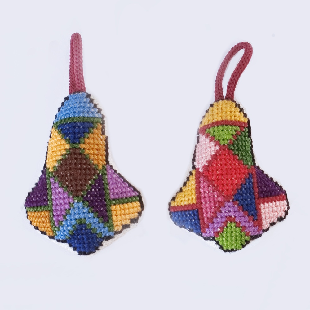 Ornament - Embroidered Bell